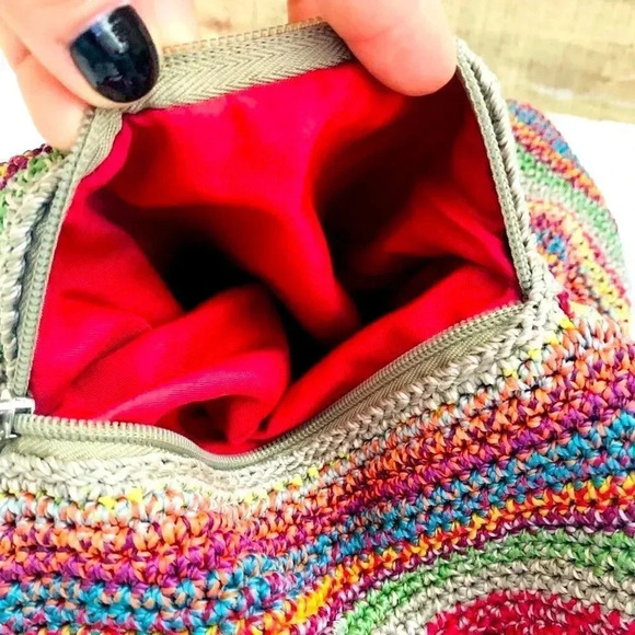 The Sak Vintage Multi Colored Crochet Bag - Picture 6 of 7